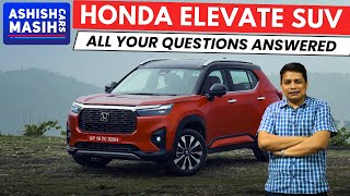 Honda Elevate  ALL your questions answered [upl. by Aketahs]