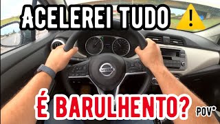 Novo Nissan Versa Sense CVT  Todos os barulhos  POV [upl. by Diamante]