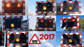 UK Level Crossings 2017 [upl. by Delphina]