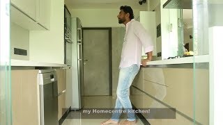 Installing Home Centre Modular Kitchen in Chef Ranveer Brars Home [upl. by Drhcir]