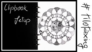 SETUP  FilofaxClipbook [upl. by Hamilah]