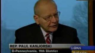 CSPAN Rep Paul Kanjorski Reviews the Bailout Situation [upl. by Ellis726]