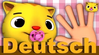 Familie Finger Katzen  Kinderlieder  LittleBabyBum [upl. by Ynney]