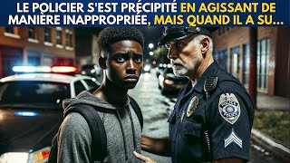 JEUNE HOMME NOIR STAR DU SPORT EST MÉPRISÉ PAR UN POLICIER EN DÉCOUVRANT SON IDENTITÉ RÉELLE [upl. by O'Mahony]