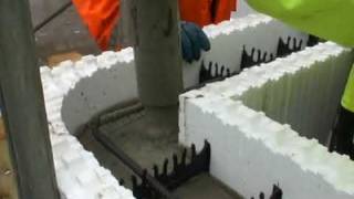 Amvic ICF Basement Concreting [upl. by Anairb]