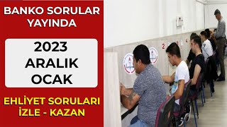 BİZ HAZIRIZ PEKİ YA SİZ  2023 ARALIK OCAK Ehliyet Soruları 2023  Ehliyet Sınav Soruları 2023 [upl. by Dave]