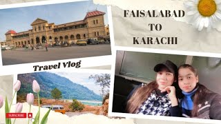 karakoram ka Bara Dhoka  My Travel Vlog  Faisalabad to Karachi [upl. by Merill248]