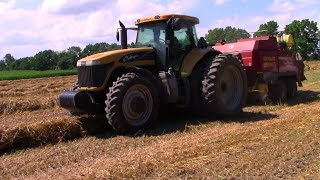 Combining and Baling Rye [upl. by Akiem]