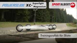 RollskiSkiroller Powerslide XC Superlight Magnesium 201213 von wwwsportalbertde [upl. by Fidellia62]