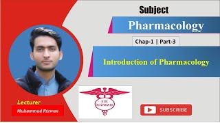 Introduction to Pharmacology  Part3 Chap1  Pharmacology1  BSN and Paramedics Course [upl. by Egan520]