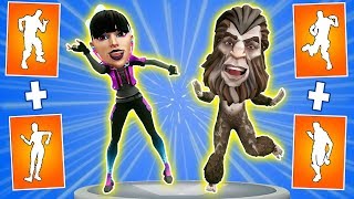 What happens if mix two Fortnite dances in one 3 New Infectious emote  Laid Back Shuffle dance [upl. by Jar564]