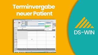 Terminvergabe neuer Patient bei Dampsoft DSWIN [upl. by Kapoor]