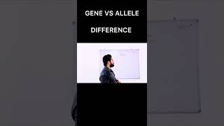 Gene vs allele difference shorts viral trending genetics music biology youtubeshorts [upl. by Harehs]