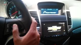 Cruze Lt com dvd 2 din pioneer avhx8580bt Parte 2 [upl. by Amandie]