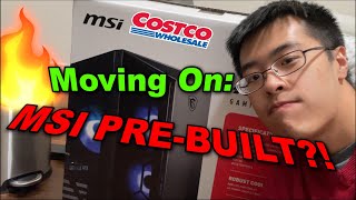 Moving On Gaming Desktop MSI Aegis R Gaming Desktop Costco [upl. by Dymoke]