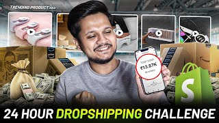 24 Hour Indian DROPSHIPPING Challenge  Live Sales amp Profit Reveal 💰🚀 [upl. by Easlehc436]