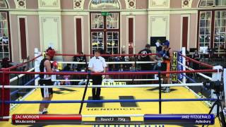 Haringey Box Cup SF  Zac Morgon v Jake Fitzgerald [upl. by Nnaxor]