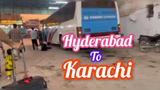 Back to Karachi Via Daewoo Bus VlogsWithMaria [upl. by Nosyla]