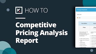 How to Create a Competitive Pricing Analysis in Kompyte in under 3 minutes [upl. by Llij171]