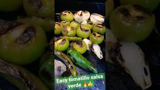 Easy tomatillo salsa verde recipe 🔥🔥👍 [upl. by Post]