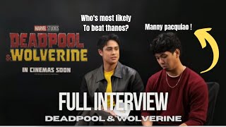 Cong tv amp Donny 1 On 1 Full Interview with Deadpool amp wolverine  marvel studios [upl. by Feilak200]