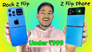 Snexsian Rock Z Flip Vs MTR Z Flip Phone Details Review  iPhone Flip Phone Features [upl. by Genni846]