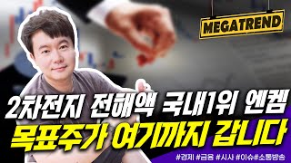 2차전지 전해액 국내1위 엔켐 목표주가 여기까지 갑니다 [upl. by Aisyle]