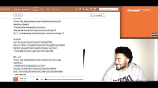 FIRST TIME listening to CHANNEL ORANGE By Frank Ocean  Reaction amp Review [upl. by Barby]