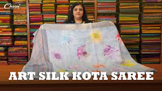 ART KOTA SILK SAREE  CHARVI BOUTIQUE  7358097969 or 9791903019 [upl. by Anahpets]