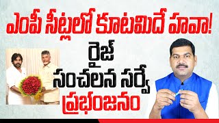 ఎవరికెన్ని ఎంపీ సీట్లు  RISE Survey Results of Loksabha Segments  RISE Survey  Mr Praveen [upl. by Eednas]