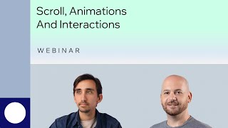 Wix Studio  Webinar Add motion and depth to your sites with scroll animations and interactions [upl. by Morton]