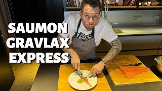 RECETTE DE NORBERT  SAUMON GRAVLAX EXPRESS [upl. by Saul]