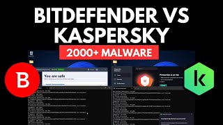 Kaspersky vs Bitdefender Test vs 2000 Malware [upl. by Concha]