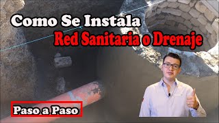 Drenaje De Una Casa Nueva amp Building a new house drain [upl. by Ahsemed]