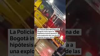 Explosión en patio del SITP en Bogotá dejó dos heridos y siete buses destruidos  El Espectador [upl. by Retsof]