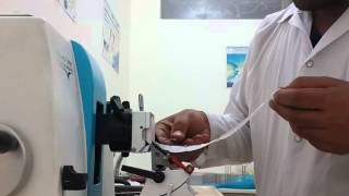 استخدام جهاز microtome لعمل المقاطع النسيجية [upl. by Aprilette]