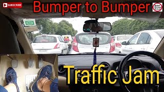 Bumper to Bumper Traffic  ट्रैफिक में गाड़ी कैसे चलाये   Indian Driving School [upl. by Largent732]