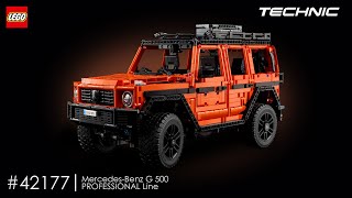 LEGO Technic  MercedesBenz G 500 PROFESSIONAL Line 42177 [upl. by Hanny966]