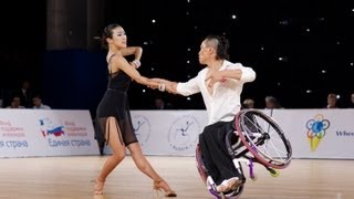 IPCTop50  No 44 Combi Latin Class 2 final  2013 IPC Wheelchair Dance Sport Continents Cup [upl. by Hnacogn674]