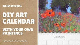 DIY Art Calendar  with your own Paintings [upl. by Feinleib]