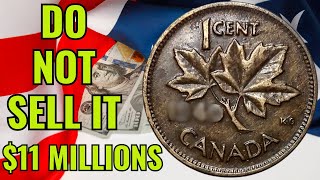 TOP 6 MOST VALUABLE ONE CENT CANADIAN COINS WORTH OVER  11 MILLION CANADIAN WORTH MONEY [upl. by Ferwerda]