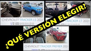 CHEVROLET TRACKER 2021 LS LT amp PREMIER ¿Qué versión elegir [upl. by Lattie]