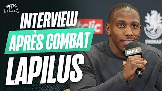 Interview après combat Taylor Lapilus UFC Paris 3 [upl. by Abdu]