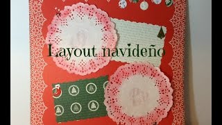 DIY Layout para fotos navideñas [upl. by Abbe]