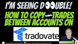 Tradovate Tutorial  Copy Your Trades Using Managed Groups [upl. by Finlay]