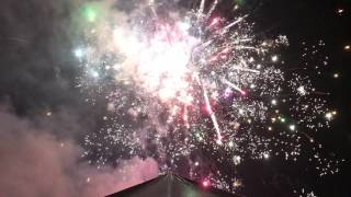 July 4 2017 backyard firework finale 200 shot mortar rack [upl. by Miah]