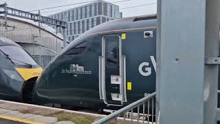 GWR Class 800 Combo Departing Newport Station 25724 [upl. by Obel]