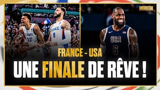 FRANCE  USA  UNE FINALE RÊVÉE  Debrief Jour 12 des Jeux Olympiques [upl. by Einttirb]