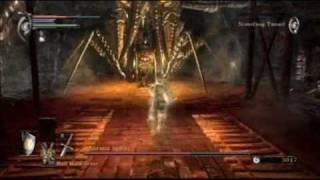 Demons Souls Walkthrough  Armoured Spider Boss Fight [upl. by Wobniar]