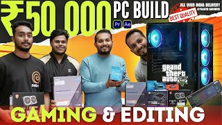 50000RS PC Build Best For Gaming amp Editing yajathservices [upl. by Mendel]